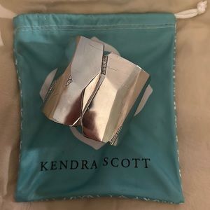 Kendra Scott silver cuff.